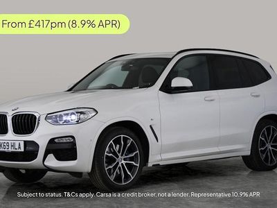 White Used 2019 BMW X3 M Sport SUV | £24,308 (Fair price)