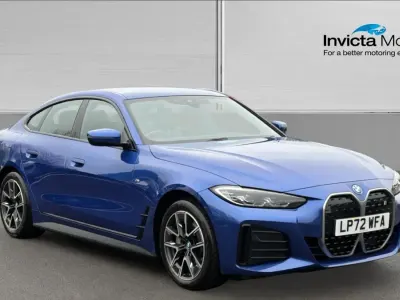 Used BMW i4 M Sport 250 kW (340 HP) 2023 Blue Sedan