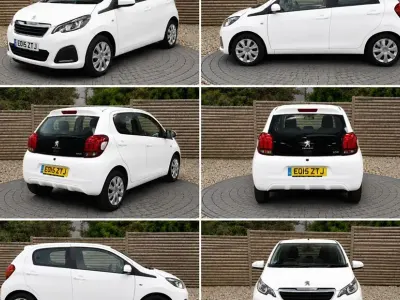 Used Peugeot 108 Active 68 HP (50 kW) 2015 White Hatchback