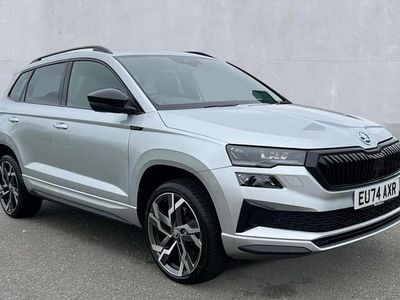 Used Skoda Karoq SportLine 150 HP (110 kW) 2024 Brilliant silver metallic SUV