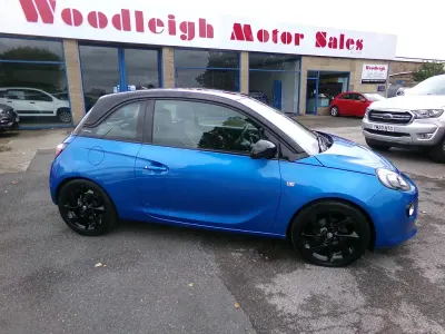 Used Vauxhall Adam 69 HP (50 kW) 2018 Blue Hatchback