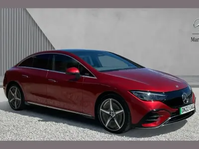 Used Mercedes EQE350 AMG Line Premium 214 kW (292 HP) 2022 Red Sedan