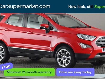 Usado Ford Ecosport Titanium 101 HP (74 kW) 2018 Vermelho SUV