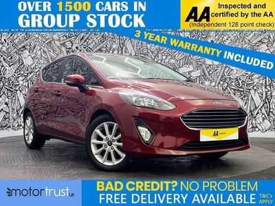 Used Ford Fiesta Titanium 125 HP (91 kW) 2021 Red Hatchback