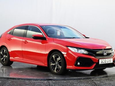Used Honda Civic SR 126 HP (92 kW) 2018 Red Hatchback
