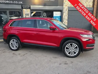 Second-hand Skoda Kodiaq SE L 150 CP (110 kW) 2018 Roșu SUV