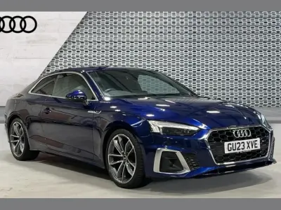 Used Audi A5 S-Line 150 HP (110 kW) 2023 Blue Coupe
