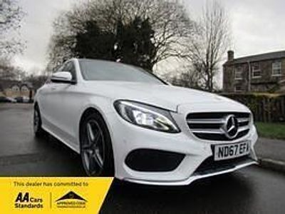 Used Mercedes C220 AMG Line Premium 170 HP (125 kW) 2017 White Sedan