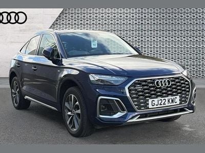 Used Audi Q5 Sportback S-Line 261 HP (191 kW) 2022 Blue SUV