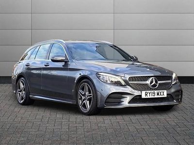 Grey Used 2019 Mercedes C200 AMG Line Premium Estate | £15,395 (Fair price)