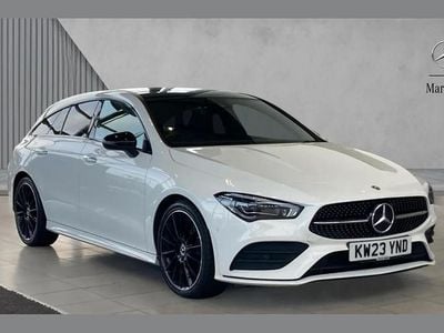 Used Mercedes CLA220 Shooting Brake AMG Line Premium Plus 187 HP (137 kW) 2023 White Estate
