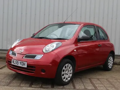 Used Nissan Micra Visia 2009 Red Hatchback
