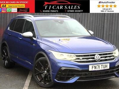 Blue Used 2021 VW Tiguan R SUV | £34,495 (Fair price)
