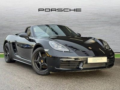 Used Porsche 718 Boxster 300 HP (220 kW) 2017 Jet black metallic Cabriolet
