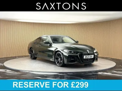 Used BMW 420 M Sport 184 HP (135 kW) 2021 Sanremo green metallic Coupe