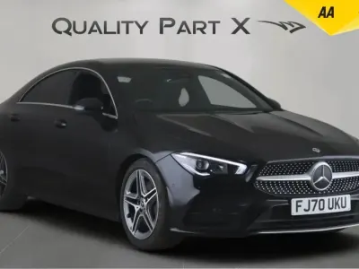 Used Mercedes CLA200 AMG line 2020 Black Coupe