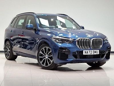 Blue Used 2022 BMW X5 M Sport SUV | £39,498 (Fair price)