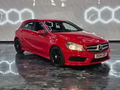 Used Mercedes A220 AMG 170 HP (125 kW) 2014 Red Hatchback