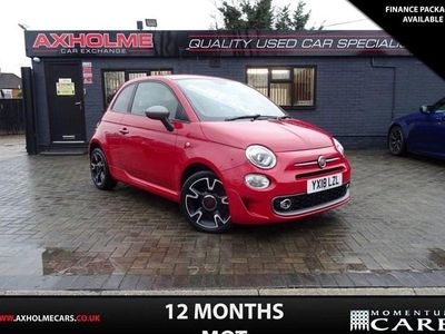 Red Used 2018 Fiat 500 S Hatchback | £6,295 (Fair price)