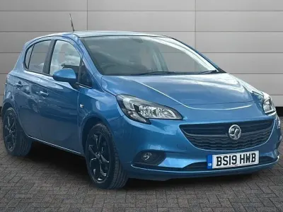 Used Vauxhall Corsa 90 HP (66 kW) 2019 Blue Hatchback