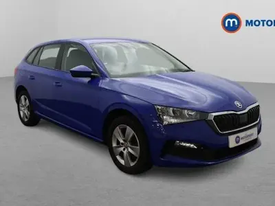 Used Skoda Scala SE 110 HP (80 kW) 2023 Blue Hatchback