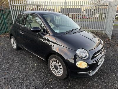 Used Fiat 500 Lounge 69 HP (50 kW) 2017 Black Hatchback
