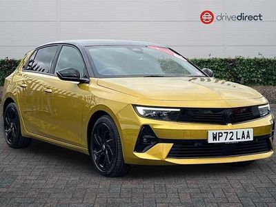 Yellow/black Used 2022 Vauxhall Astra GS Line Hatchback | £15,995 (Fair price)