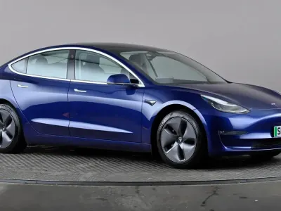 Used Tesla Model 3 Long Range AWD 258 kW (351 HP) 2020 Blue Sedan