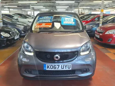 Used Smart ForFour Passion 71 HP (52 kW) 2018 Black Hatchback