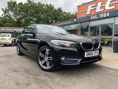 Used BMW 218 Sport Line 150 HP (110 kW) 2016 Black Coupe
