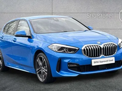 Used BMW 118 M Sport 134 HP (98 kW) 2023 Blue Hatchback