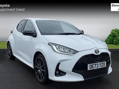 Used Toyota Yaris Hybrid Sport 2023 White Hatchback