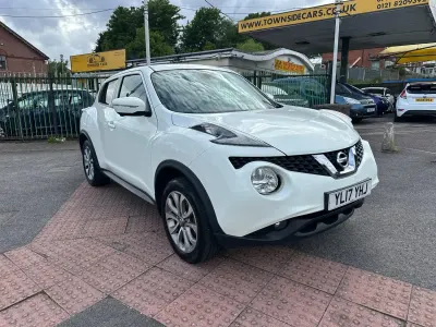 Begagnad Nissan Juke Tekna 2017 Vit SUV