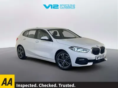 Used BMW 118 Sport Line 150 HP (110 kW) 2020 White Hatchback