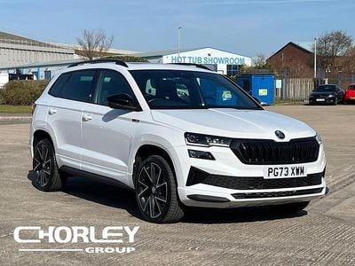 Used Skoda Karoq SportLine 150 HP (110 kW) 2023 White SUV