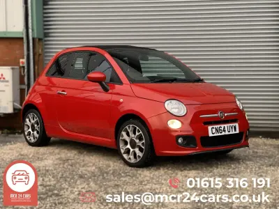Usado Fiat 500C S 69 HP (50 kW) 2014 Vermelho Cabrios