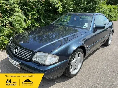 Used Mercedes SL600 1996 Black Cabriolet
