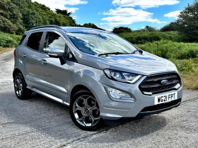Used Ford Ecosport ST-Line 125 HP (91 kW) 2021 Silver SUV