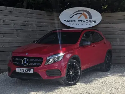Used Mercedes GLA200 AMG line 156 HP (114 kW) 2019 Red SUV