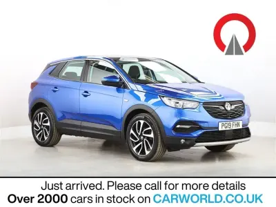 Used Vauxhall Grandland X Elite 130 HP (95 kW) 2019 Blue SUV