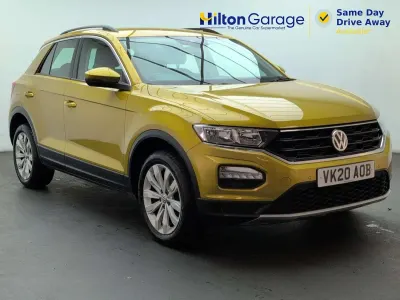Used VW T-Roc SE 150 HP (110 kW) 2020 Yellow SUV