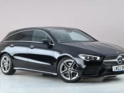 Used Mercedes CLA200 Shooting Brake AMG line 163 HP (119 kW) 2022 Black Estate