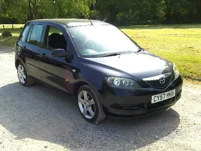 Used Mazda 2 80 HP (58 kW) 2007 Black Hatchback