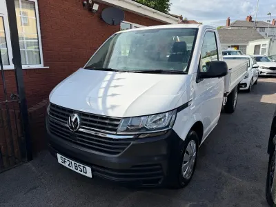 Used VW Transporter 150 HP (110 kW) 2021 White Van