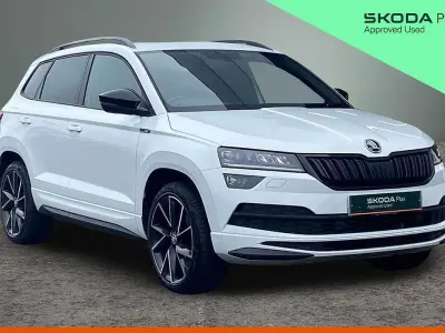 Używany Skoda Karoq 110 KM (80 kW) 2019 Biały SUV