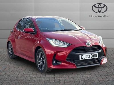 Used Toyota Yaris Hybrid Design 2023 Red Hatchback
