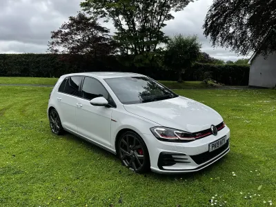 Used VW Golf VII GTI 245 HP (180 kW) 2019 White Hatchback