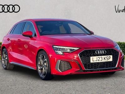 Used Audi A3 S-Line 108 HP (79 kW) 2023 Red Hatchback