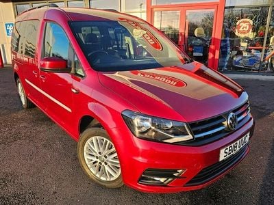 Red Used 2018 VW Caddy Maxi Life S MPV | £14,995 (Fair price)