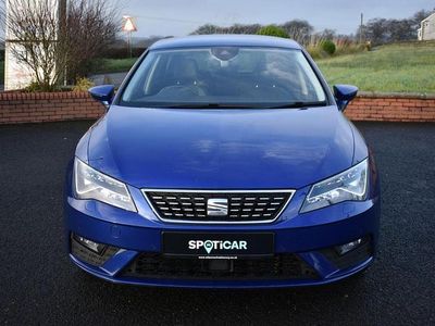 Used Seat Leon XCELLENCE Lux 150 HP (110 kW) 2019 Blue Hatchback